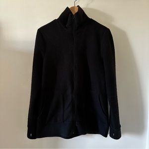 Carve Designs Black Fleece Jacket Size Small